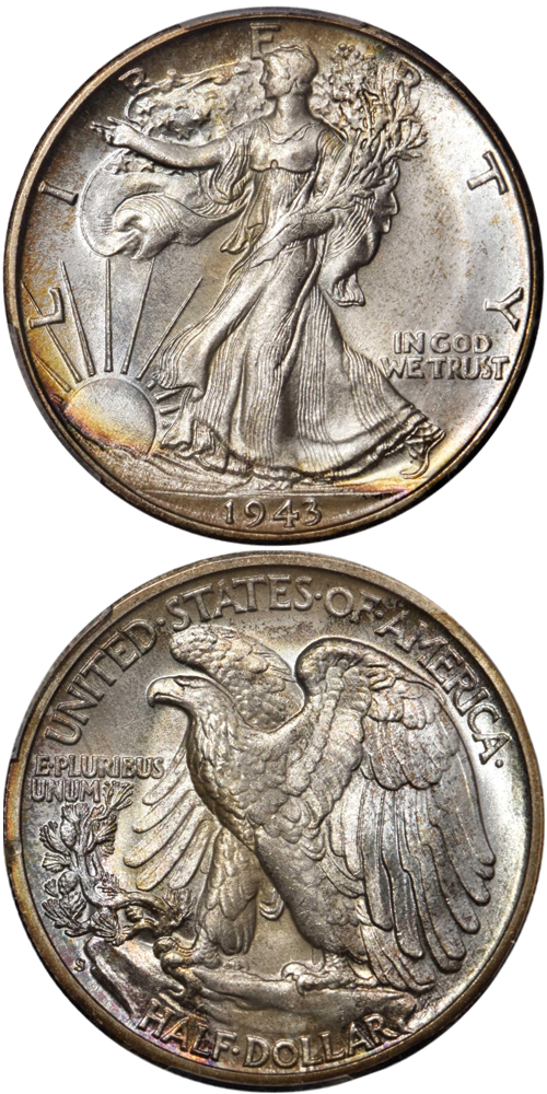 1943-S Walking Liberty Half Dollar