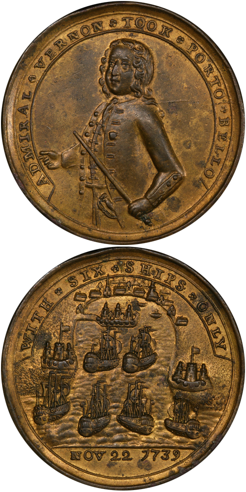 Admiral Vernon Medals