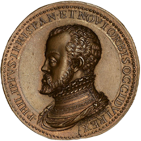 Betts-12Undated (1581) Philip II Colonial Trade Medal