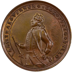 Adams-Chao PBvi 1-ABetts-1821739 Admiral Vernon, Porto Bello Taken Medal