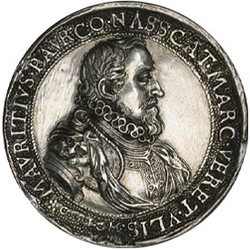 Betts-19Undated (1599) Maurice Prince of Orange, The Capture of St. Thomas Medal