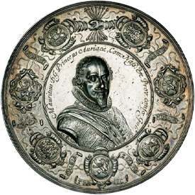 Betts-22Undated (1624) Maurice Prince of Orange, Dutch Naval Victories Off Peru and Brazil Medal