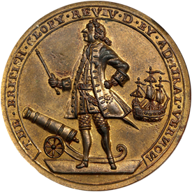 Adams-Chao PBvi 5-EBetts-2211739 Admiral Vernon at Porto Bello Medal