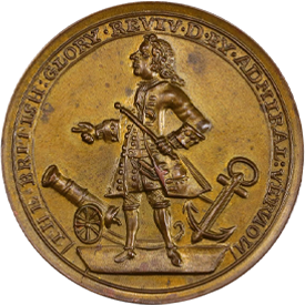 Adams-Chao CAv 3-DBetts-Unlisted1741 Admiral Vernon at Carthagena Medal