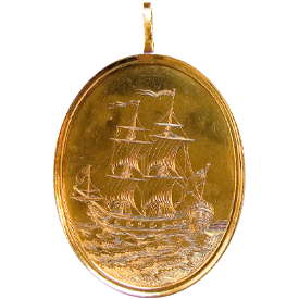 Betts-4341760 French Privateers Repulsed Medal