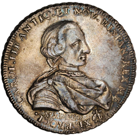 Betts-4761760 Mexico City, Mexico Proclamation Medal of Charles III