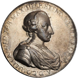 Betts-4781760 Mexico City, Mexico Proclamation Medal of Charles III