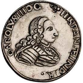 Betts-5051760 Veracruz, Mexico Proclamation Medal of Charles III