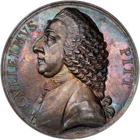 Betts-516Undated (1766) William Pitt Medal