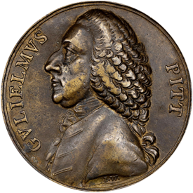 Betts-517Undated (1766) William Pitt Medal