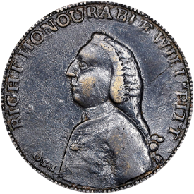 Betts-518Undated (1766) William Pitt, British Lion Medal