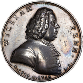 Betts-531Undated (1775) William Penn Medal