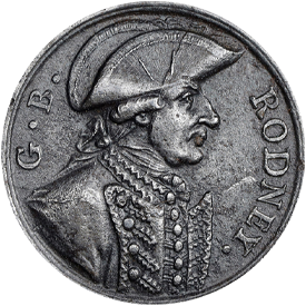 Betts-5791781 Admiral Rodney, Capture of Saint Eustatia Medal