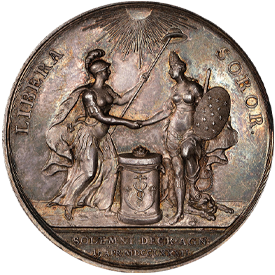 Betts-6031782 Holland Receives John Adams as Envoy Medal
