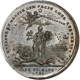 Betts-6101783 Treaty of Paris Medal