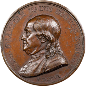 Betts-6191784 Franklin Winged Genius Medal