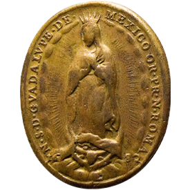 Betts-62Undated (1682) Our Lady of Guadalupe of Rome Medal