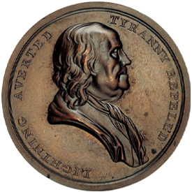Betts-6211783 Lightning Averted, Tyranny Repell'd Medal