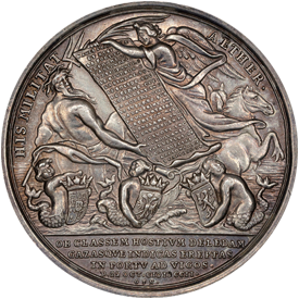 Betts-941702 American Treasure Captured at Vigo Bay Medal