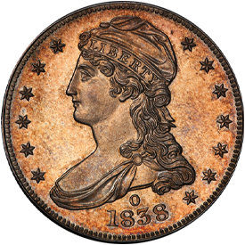 1838-O Capped Bust Half Dollar