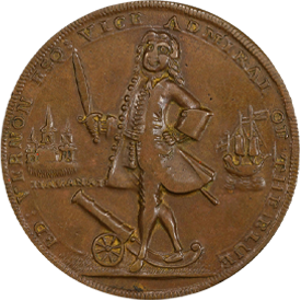 Adams-Chao HAv 1-ABetts-3131739 Admiral Vernon, Havana and Porto Bello Medal