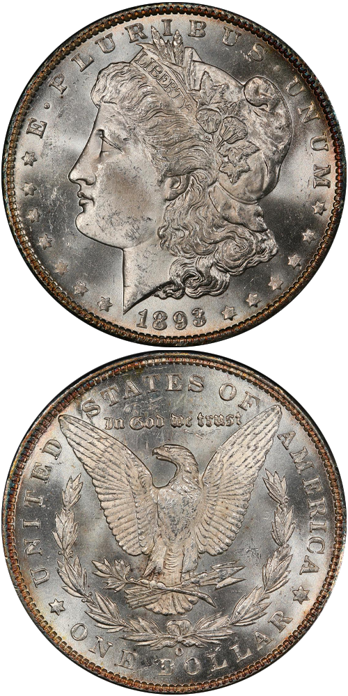 1893-O Morgan Dollar