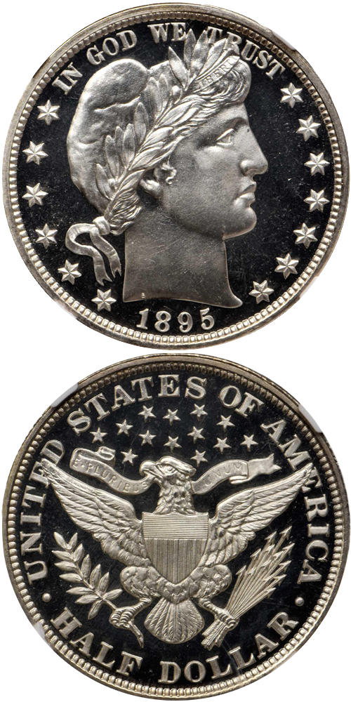 1895 Barber Half Dollar