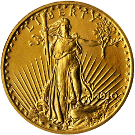 1910 Saint Gaudens Double Eagle