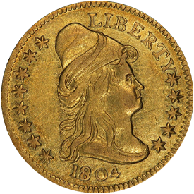 1804 Capped Bust Right Quarter Eagle