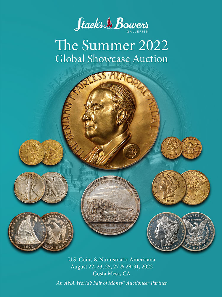 The Summer 2022 Global Showcase Auction - Session 5 - U.S. Coins Part 1 - Small Cents through Half Dollars