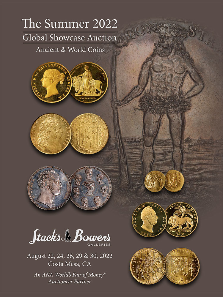 The Summer 2022 Global Showcase Auction - Session A - World Coins Part 1 Featuring Selections from the Augustana & Robert C. Knepper Collections