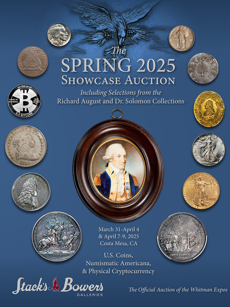 Session 9: Internet Only: Numismatic Americana, Early American Coins & U.S. Coins Part 1: Medals through Small Cents