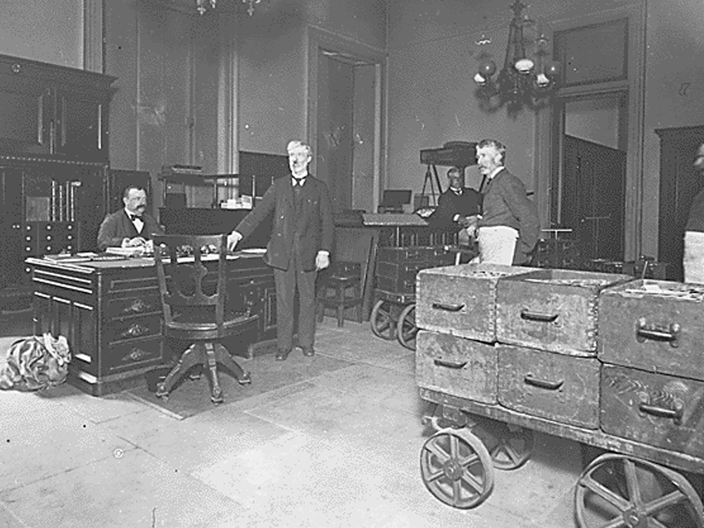 San Francisco Mint employees in the Coiner's Office