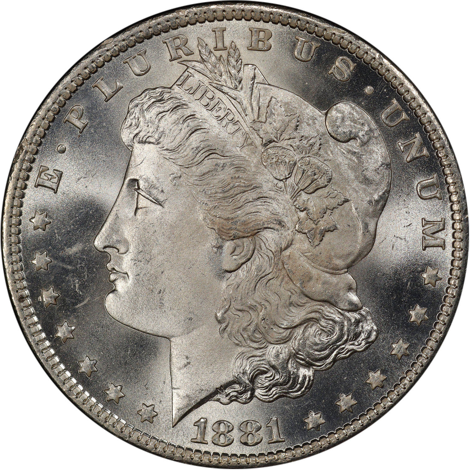 1881 0 morgan silver dollar