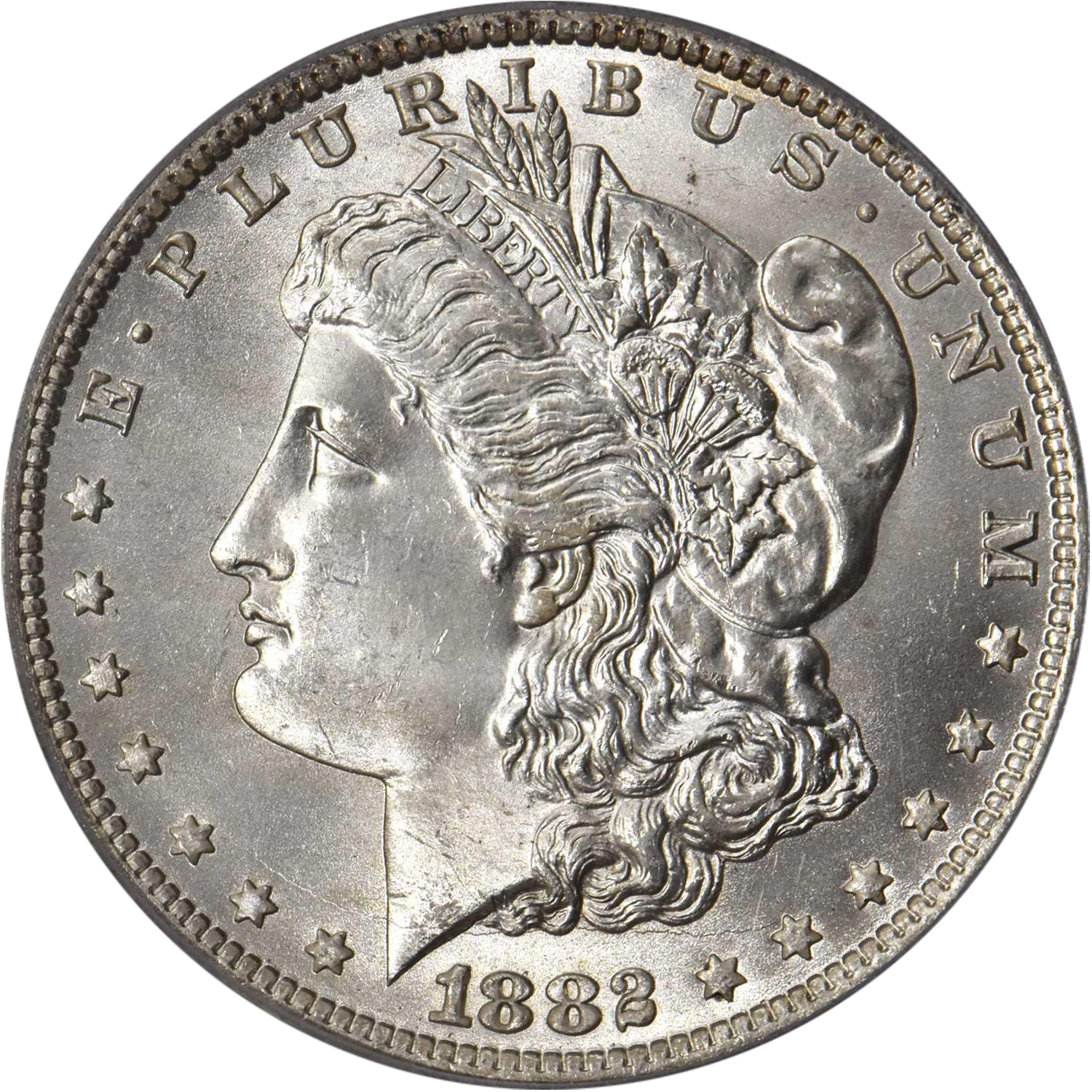 1882 new orleans mint morgan silver dollar