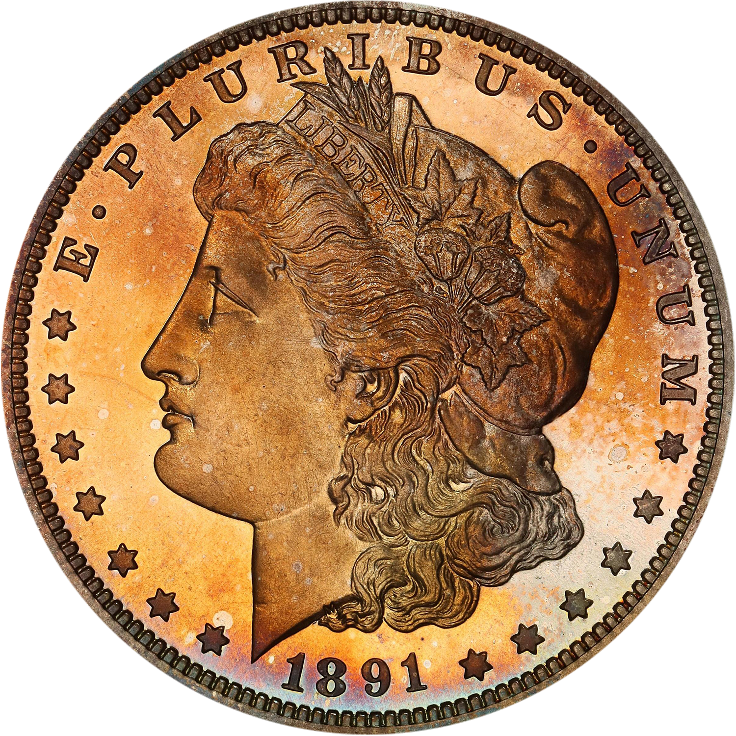 1891 philadelphia mint proof morgan silver dollar value