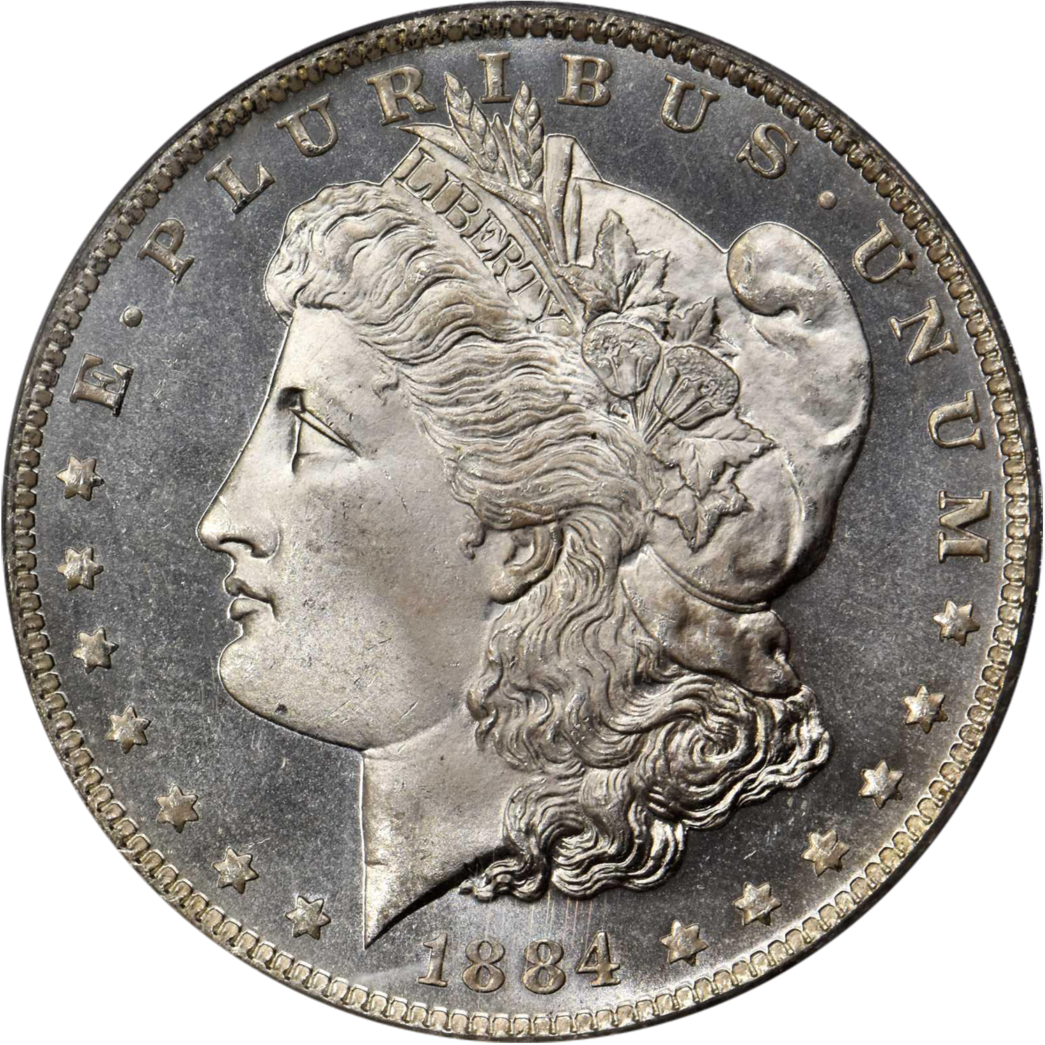 1884 new orleans morgan silver dollar