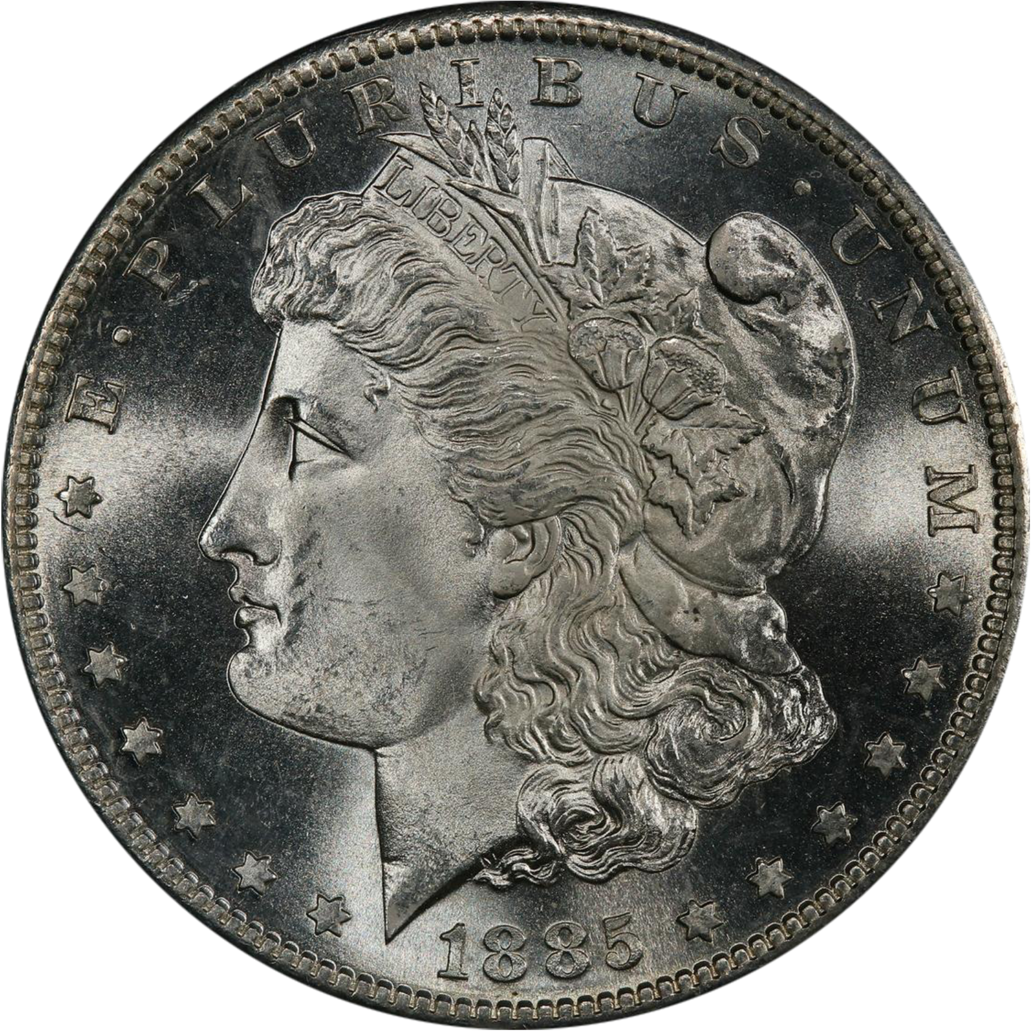 1885 san francisco mint morgan silver dollar