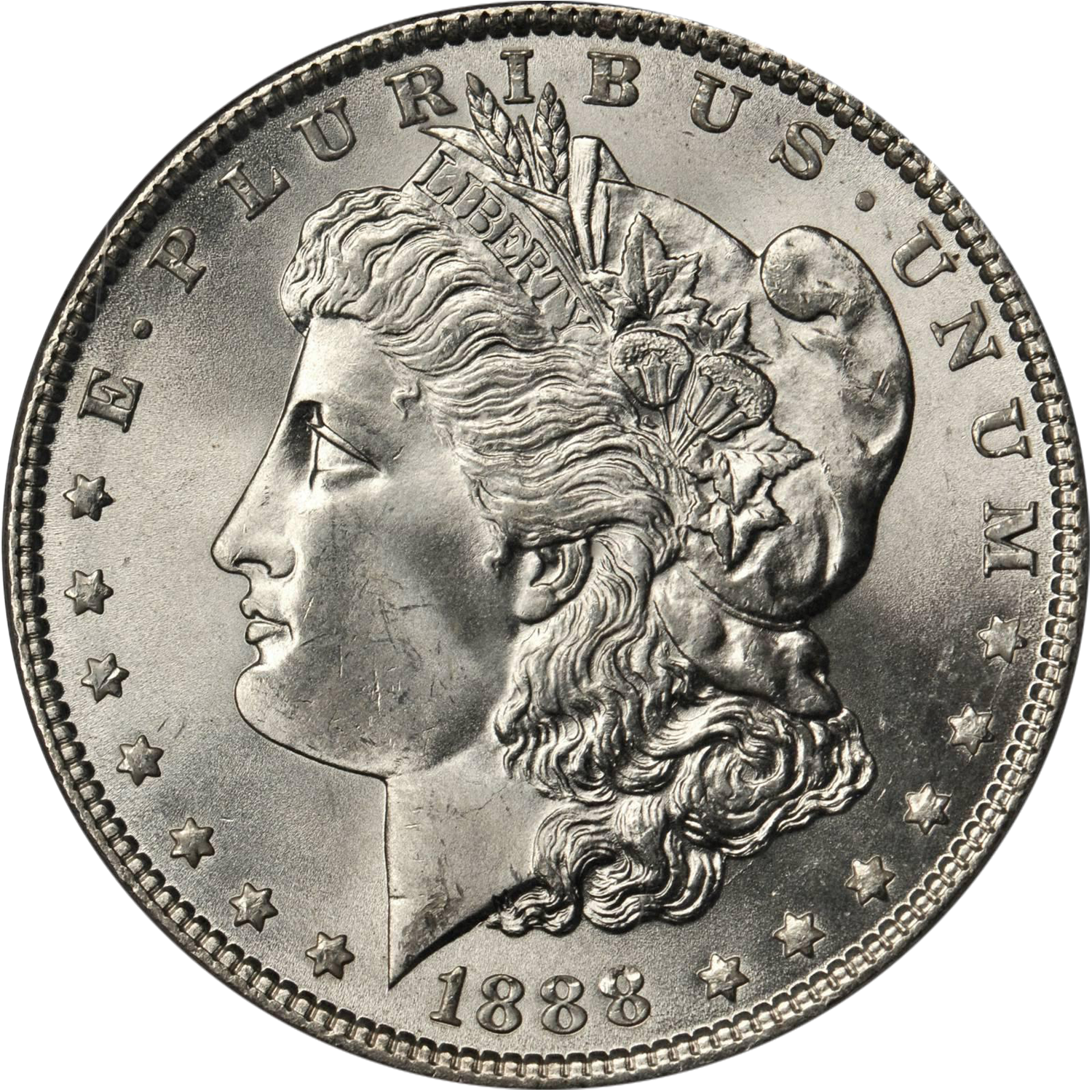 1888 philadelphia mint morgan silver dollar value