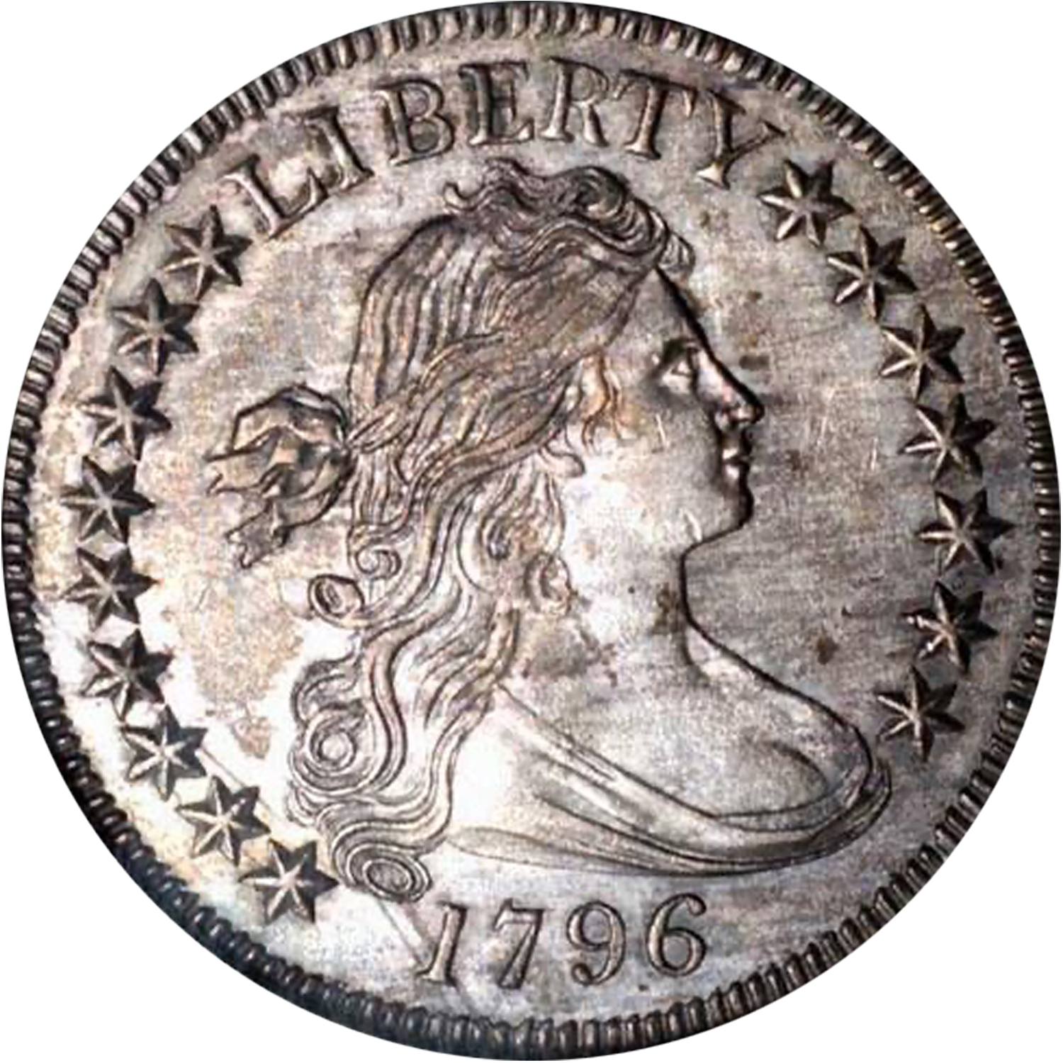 1796 silver half dollar 16-stars
