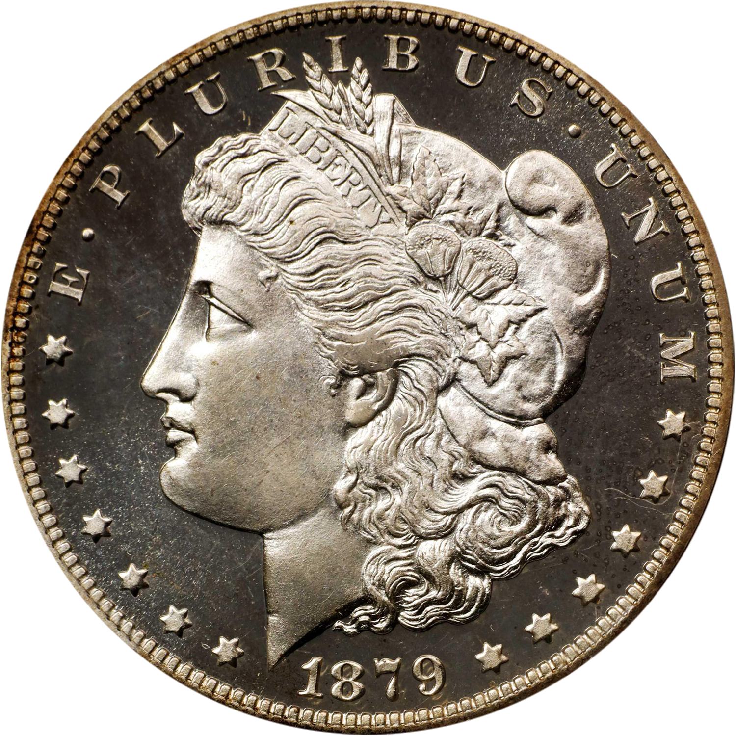 1879 proof morgan silver dollar