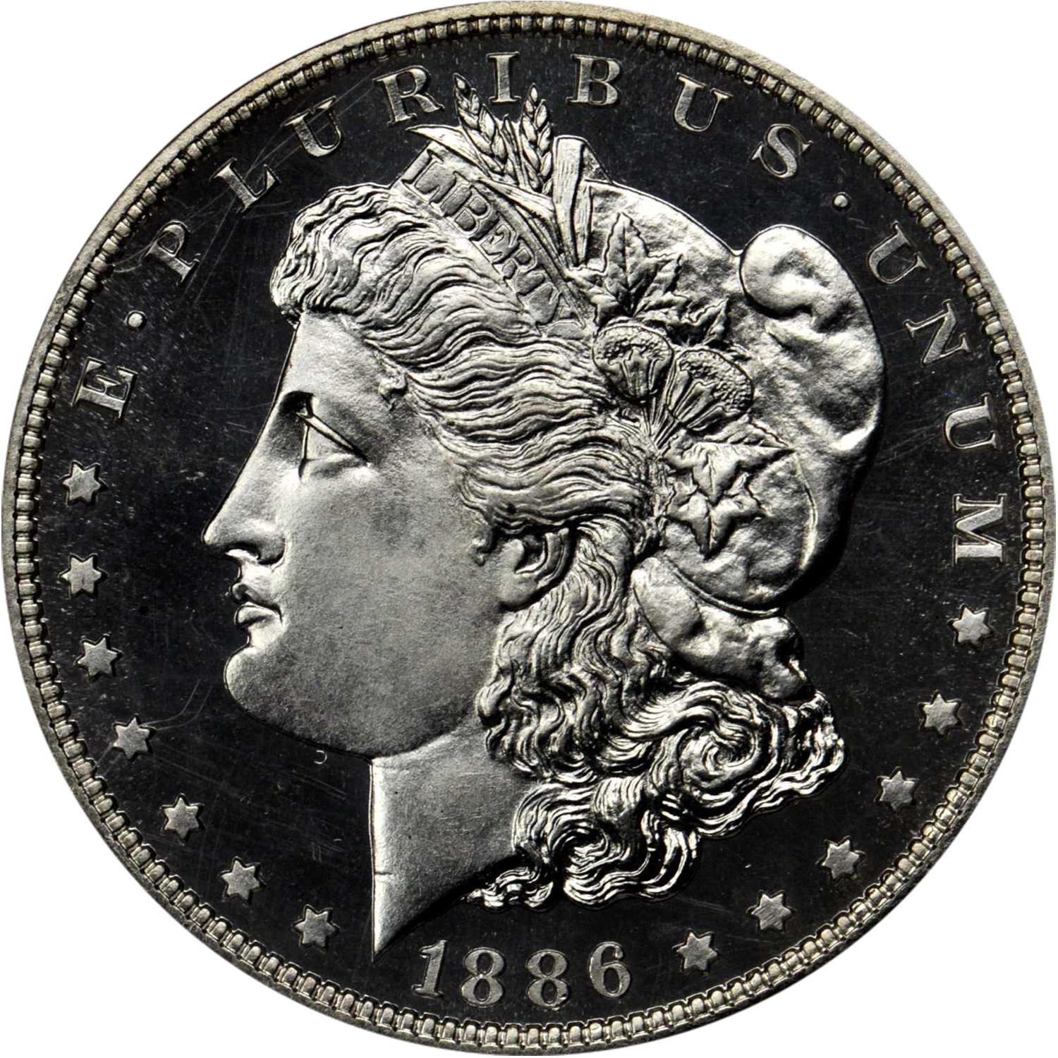 1886 proof philadelphia morgan dollar price guide value