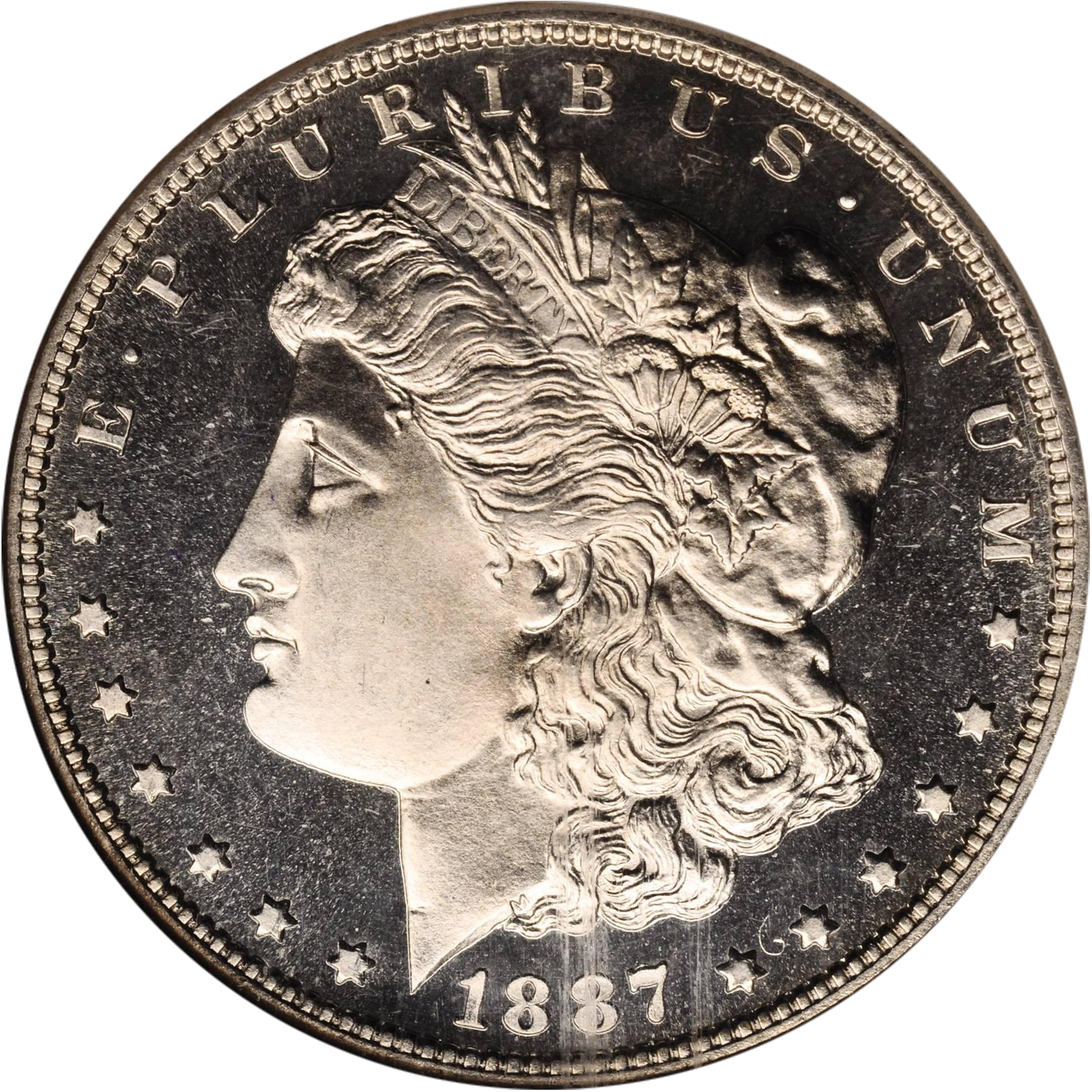 1887 proof philadelphia morgan dollar price guide value