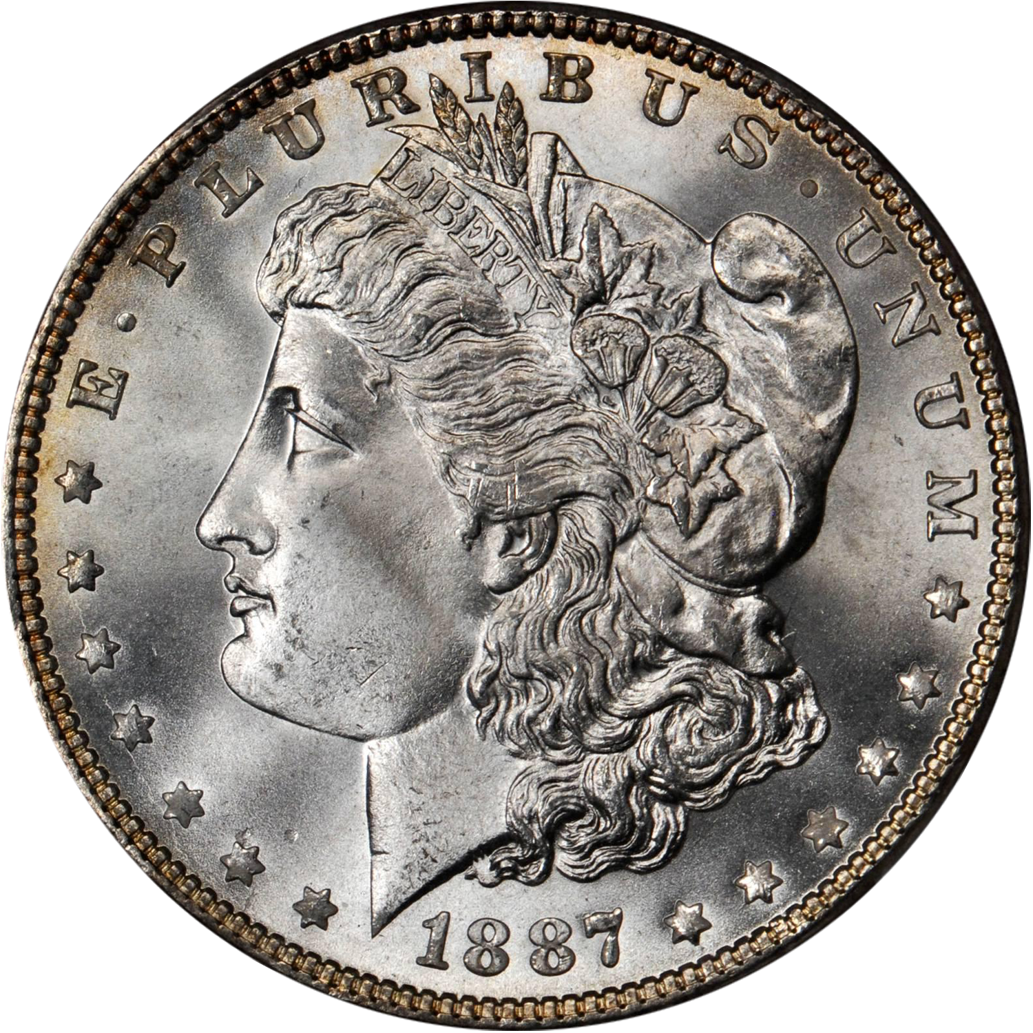 1887 morgan silver dollar