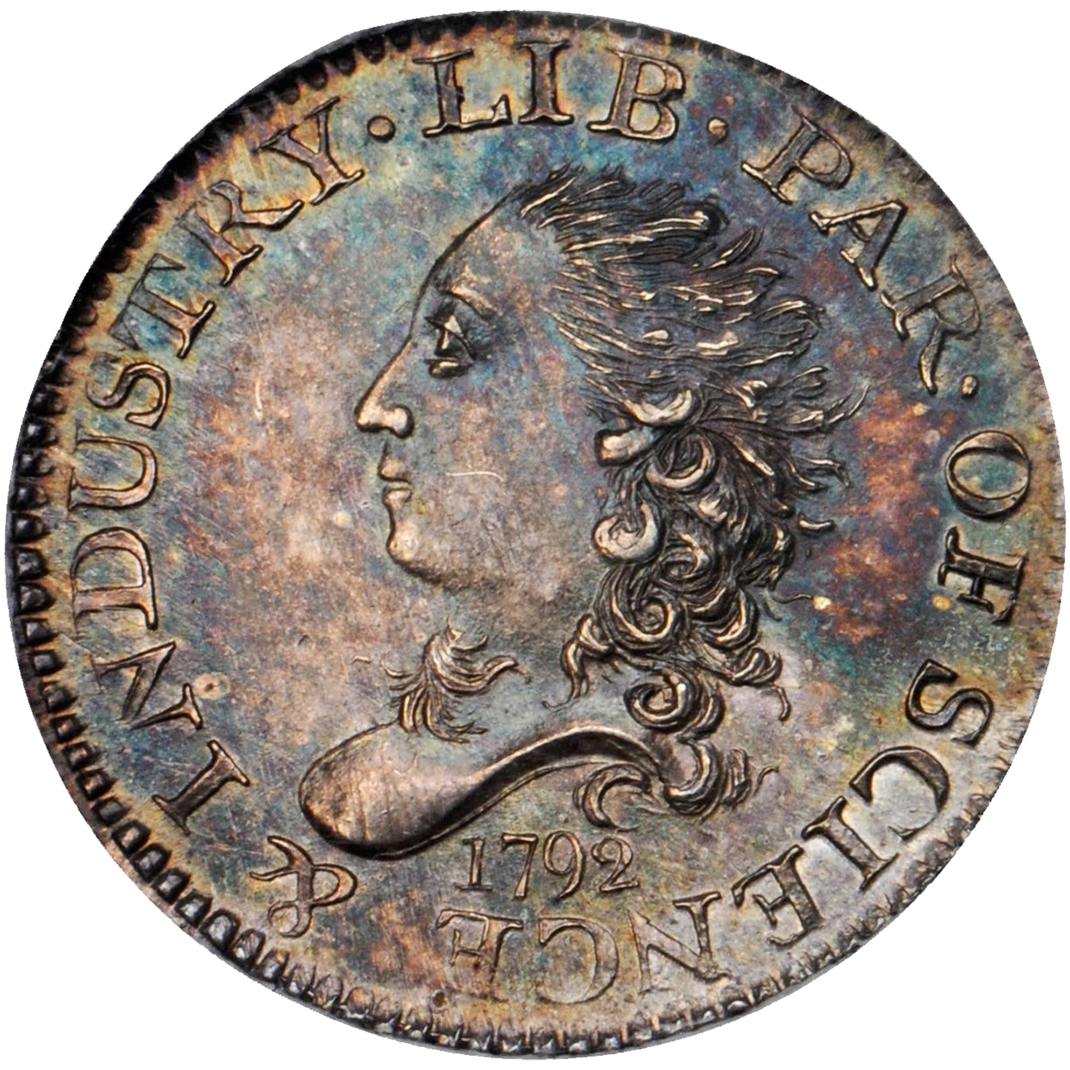1792 5¢ half dime