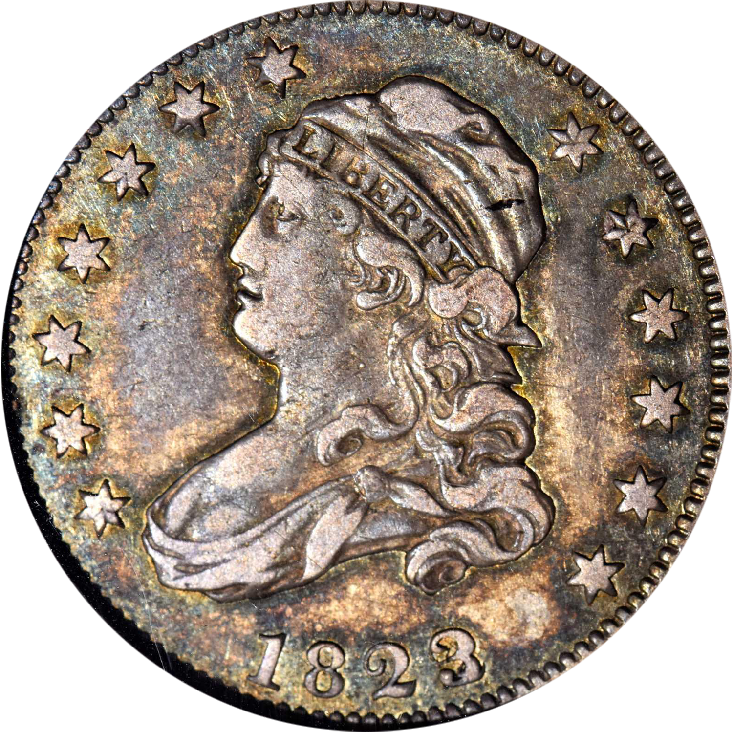 1823/2 capped bust quarter guide