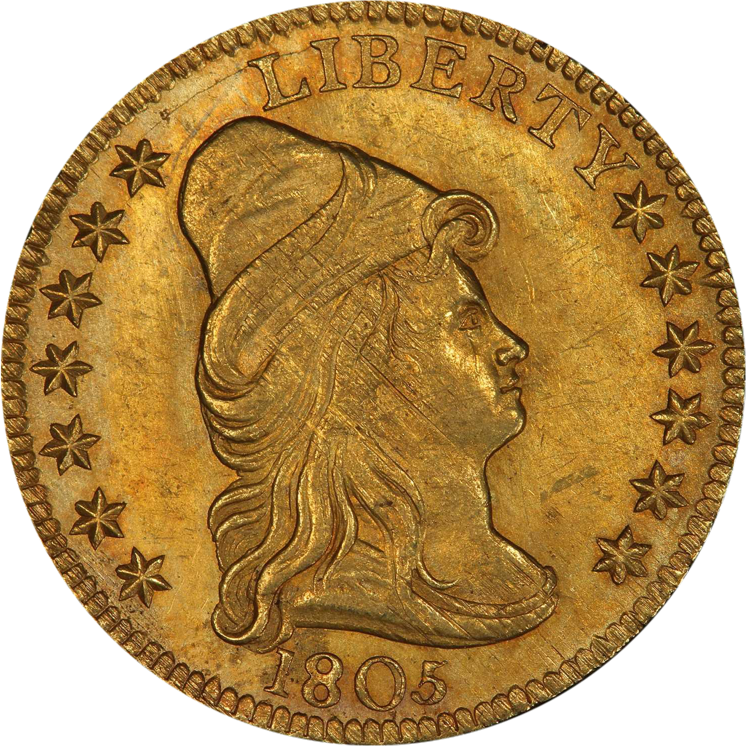 1805 gold quarter eagle auction guide