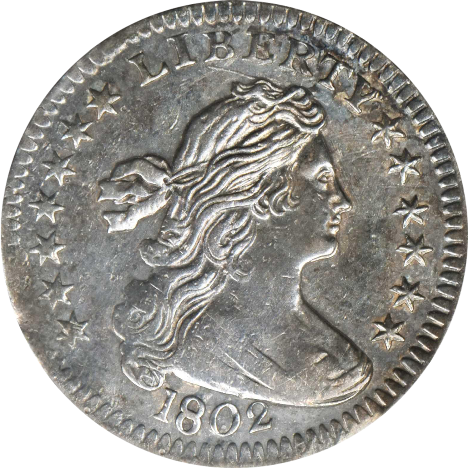1802 draped bust half dime price guide value