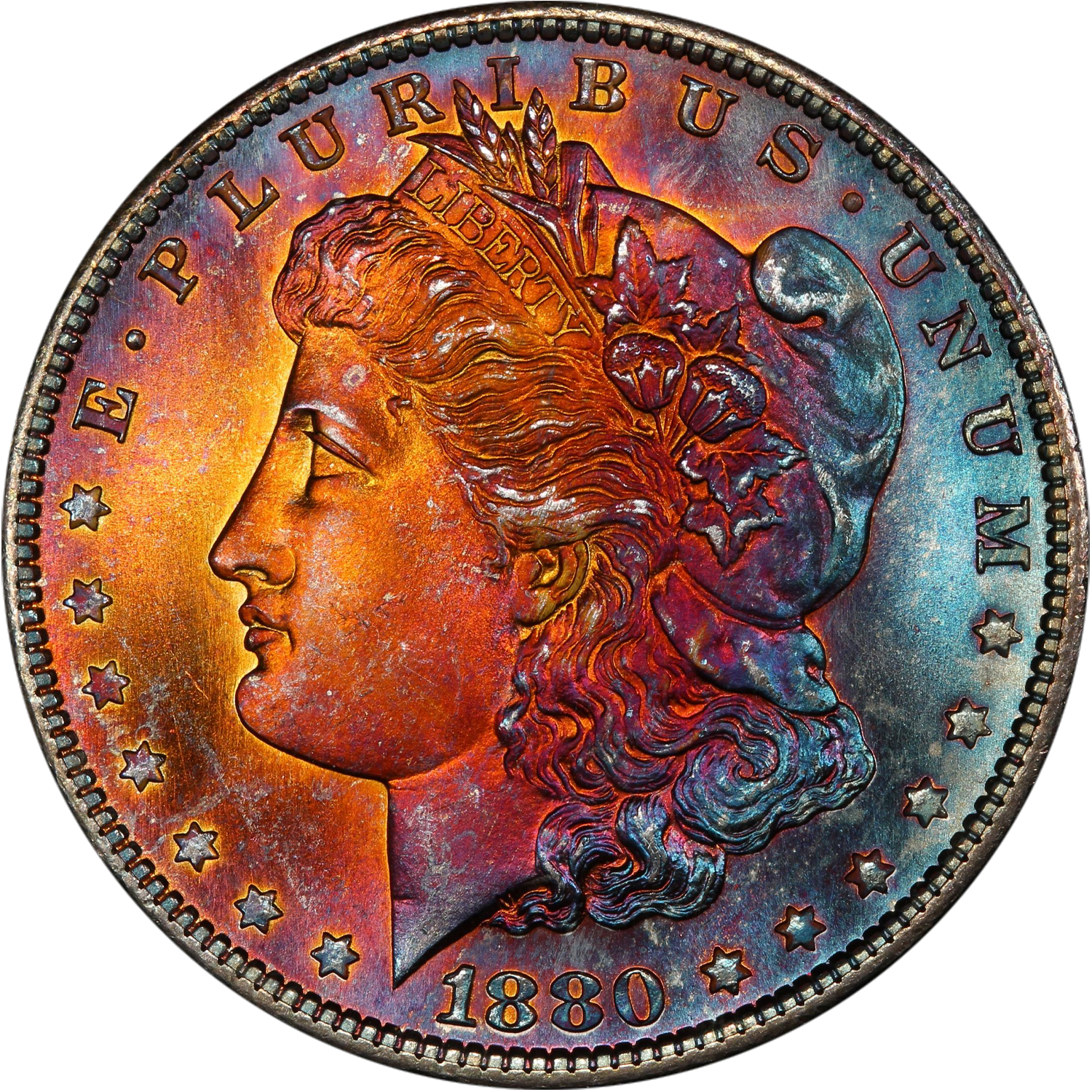 1880-S morgan silver dollar