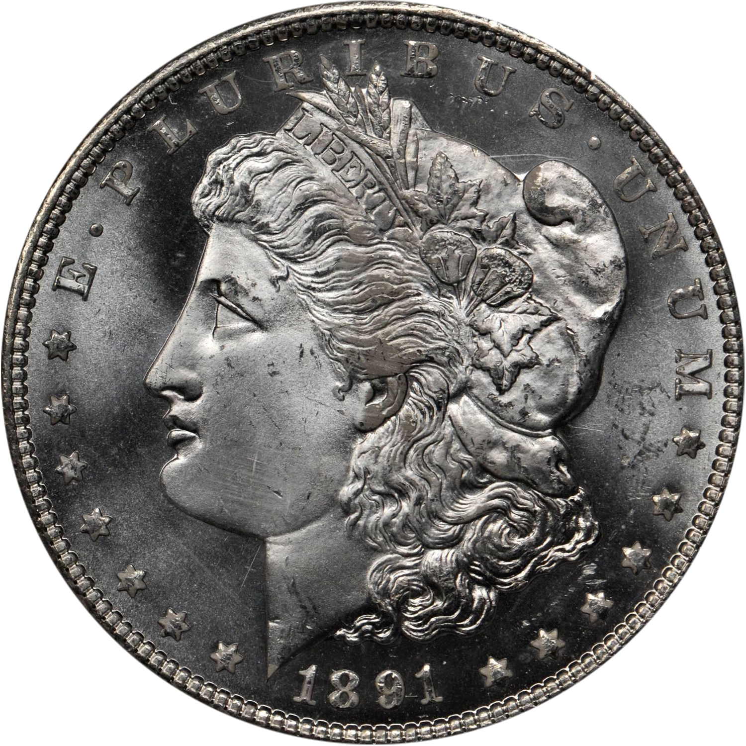 1891 carson city mint morgan silver dollar value